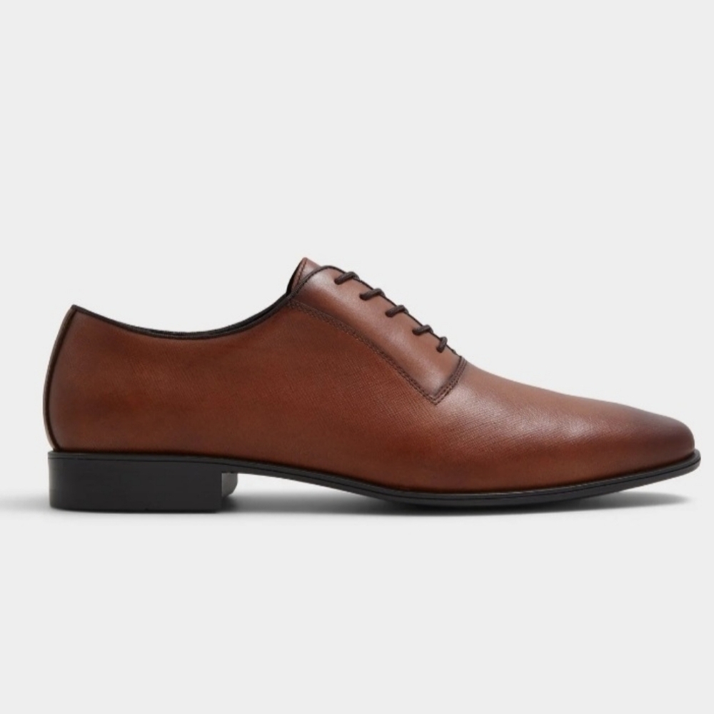 ALDO MEN'S BIAGGOO LEATHER OXFORD SHOES SIZE 7.5